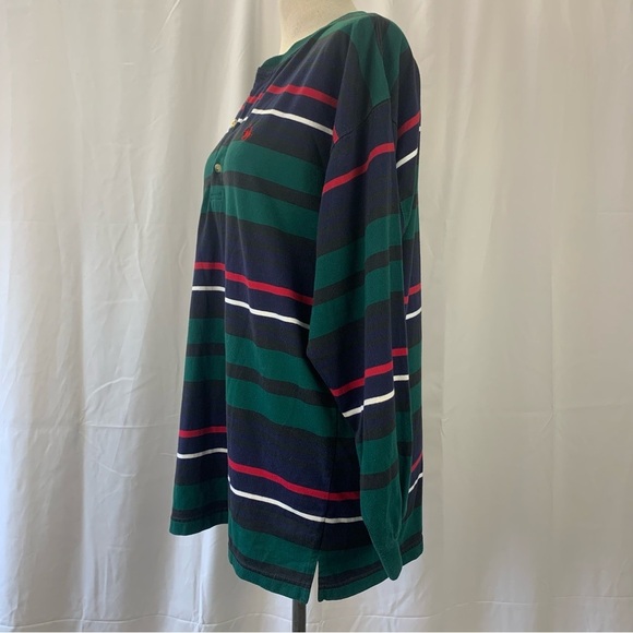 Vtg Knights of Round Table Long Sleeve Henley Shirt - Picture 6 of 8